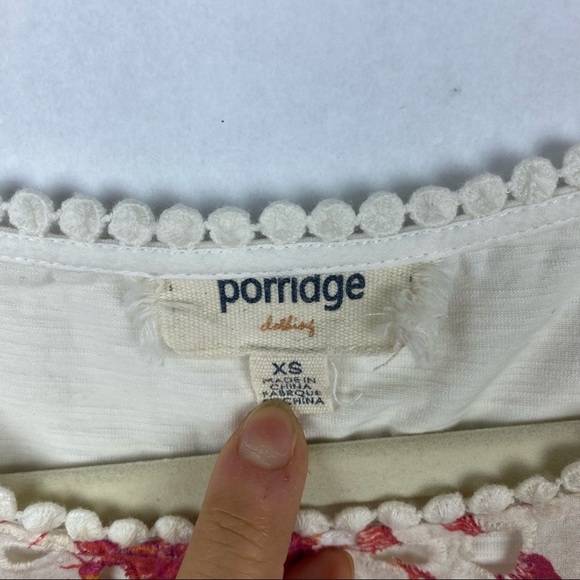 Anthropologie Porridge Arber Floral Eyelet Blouse - Picture 3 of 5